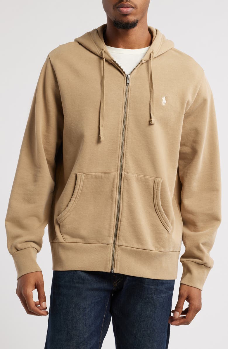 Polo Ralph Lauren Cotton French Terry Zip Hoodie, Alternate, color, 