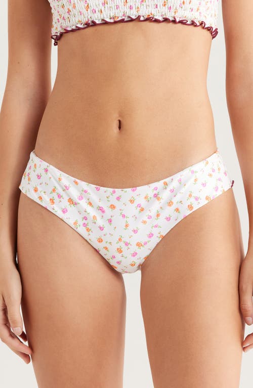 Kulani Kinis Lettuce Frill Thong Bikini Bottoms