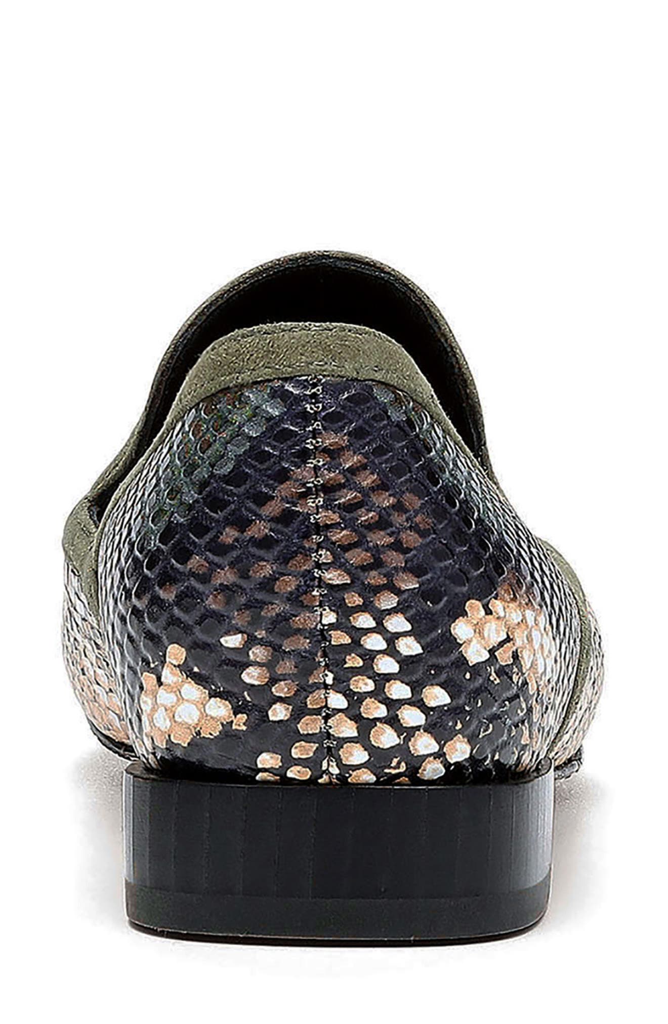 Donald Pliner Rezza Snakeskin Print Loafer, Alternate, color, 