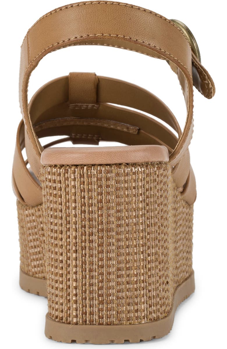 BARETRAPS Savannah Wedge Sandal, Alternate, color, Caramel
