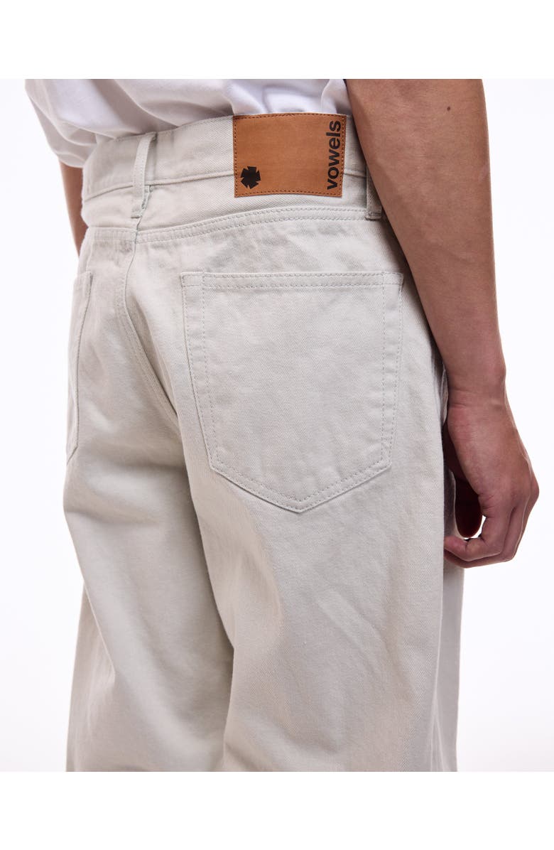 vowels Original Denim, Alternate, color, Ivory