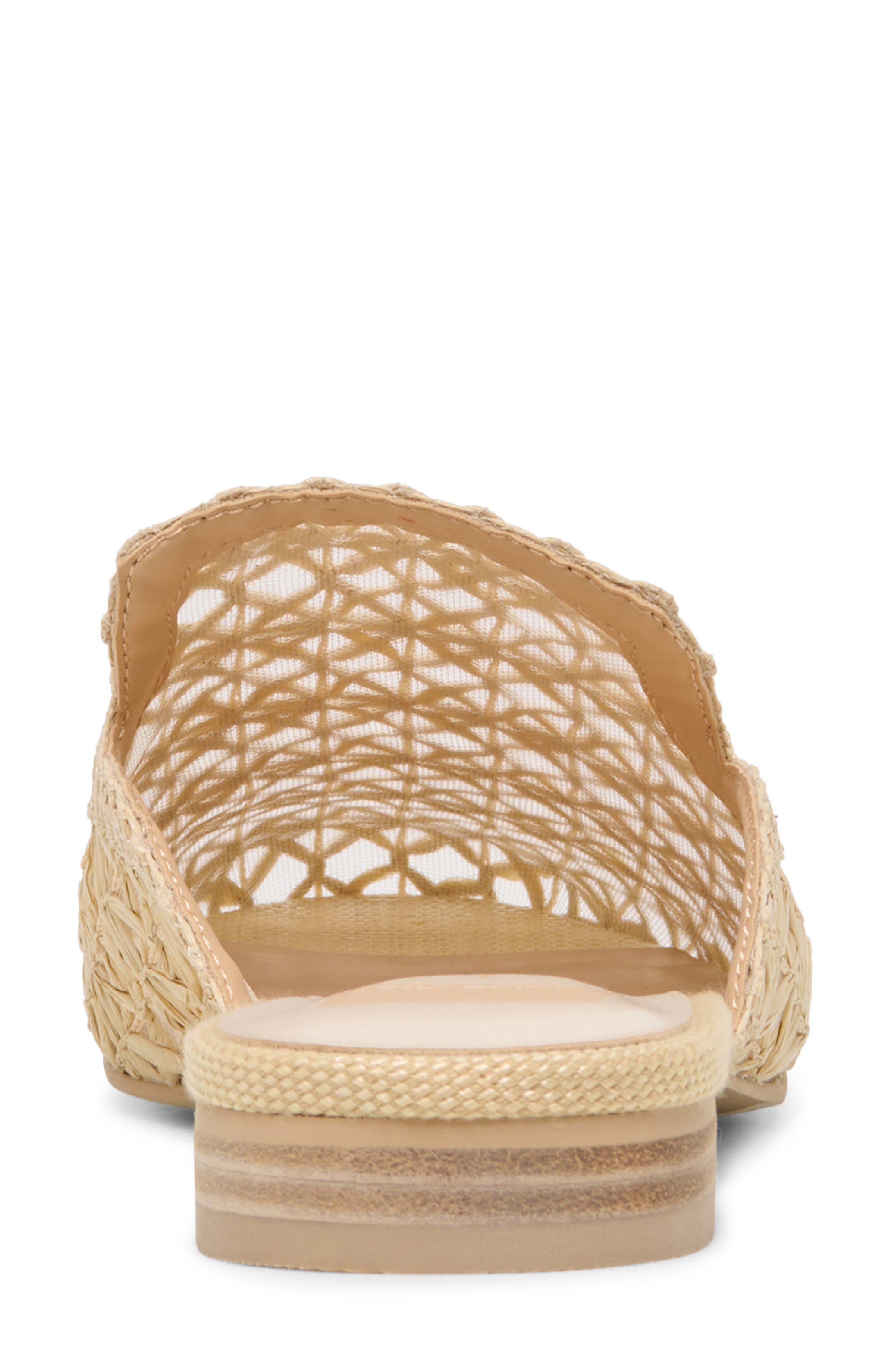 Kirt Mule, Alternate, color, NATURAL CROSS HATCH RAFFIA