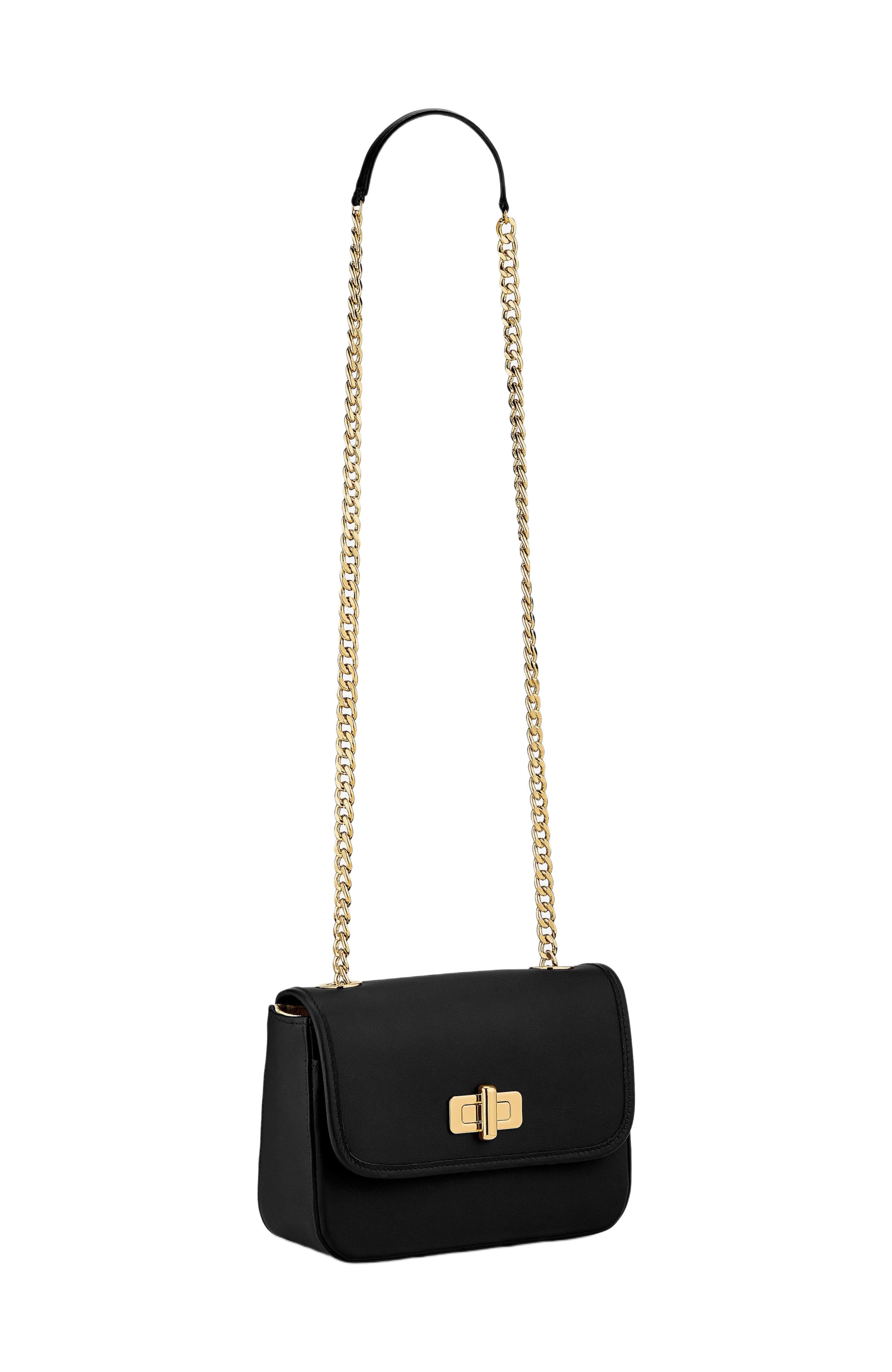 GiGi New York RILEY SHOULDER BAG, Alternate, color, Black