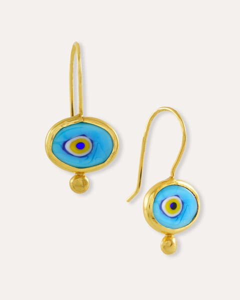 Alara Evil Eye Drop Earrings