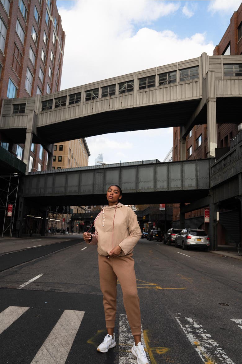 The Reversible Sweatpant, Alternate, color, Navy/Camel