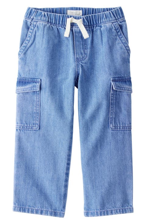Kids' Organic Cotton Cargo Jeans