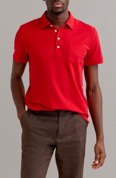 Pensacola Pima Cotton Piqué Pocket Polo