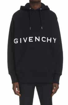 Givenchy Embroidered Logo Cotton Hoodie