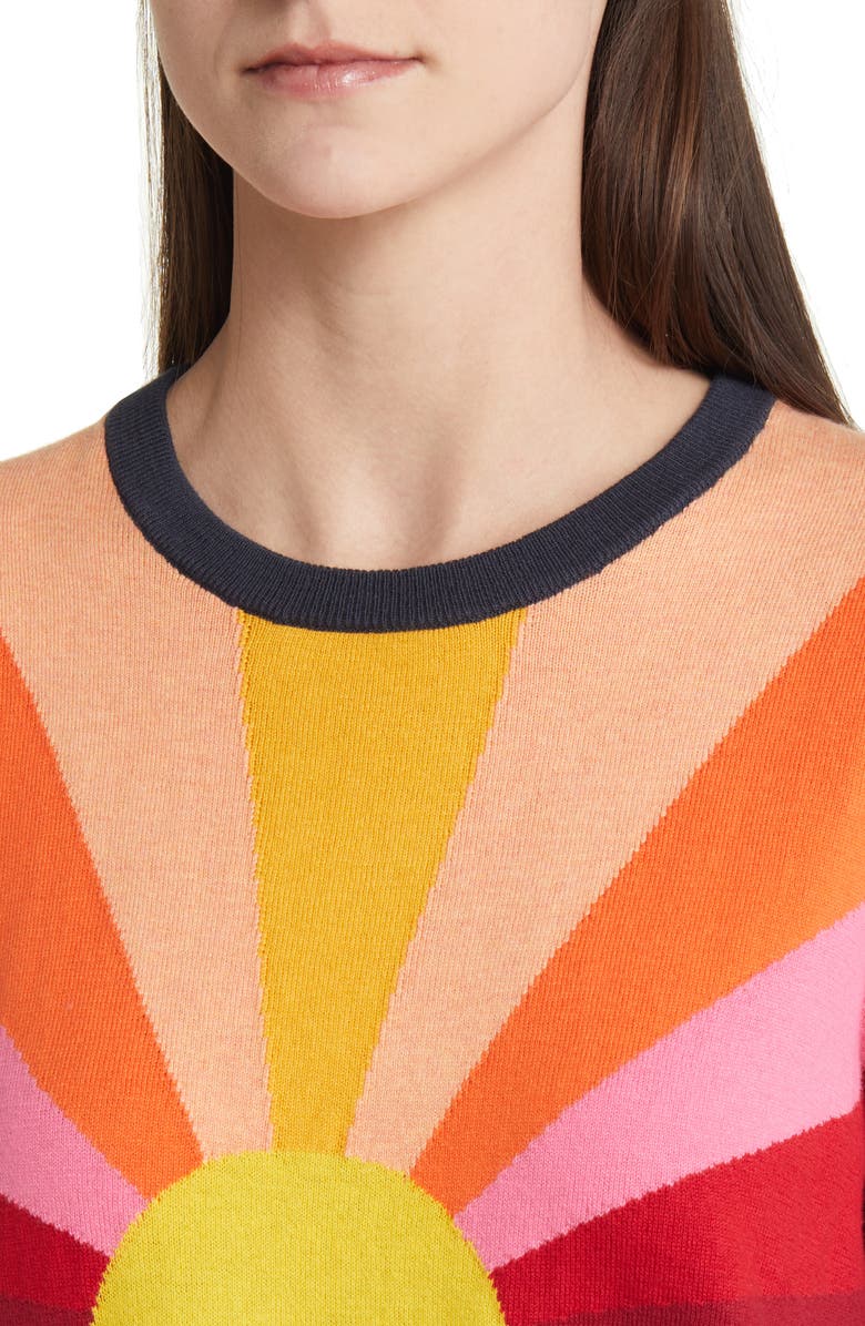 Marine Layer Sunset Icon Cotton Sweater, Alternate, color, 