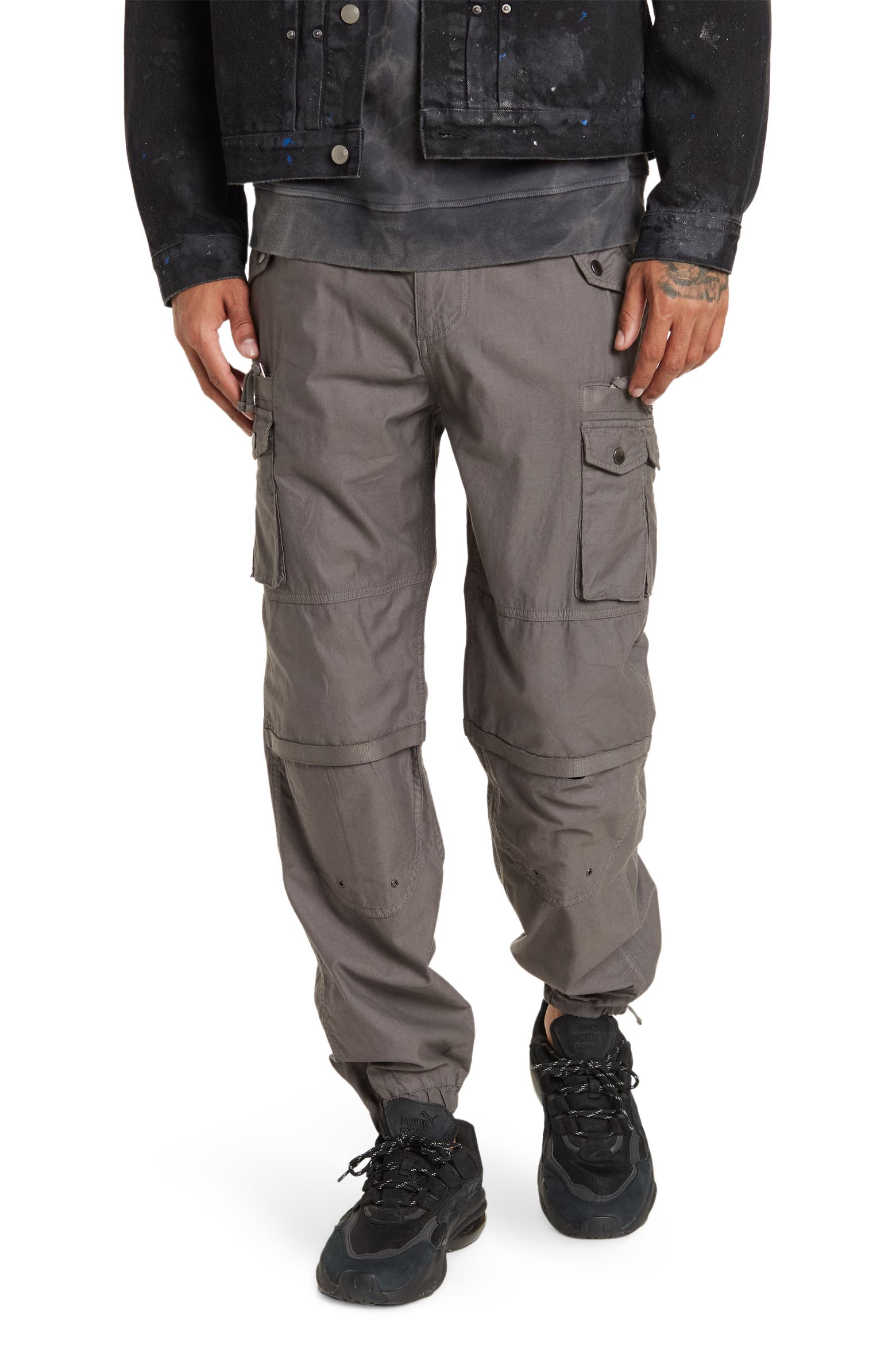 Water Main Laying Machine John Elliott Sateen Canopy Cargo Pants (Men) | Nordstromrack