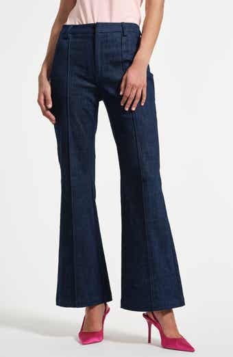 Isaac Mizrahi New York Seamed Flare Jeans