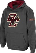 STADIUM ATHLETIC Youth Stadium Athletic Charcoal Boston College Eagles Big Logo Pullover Hoodie