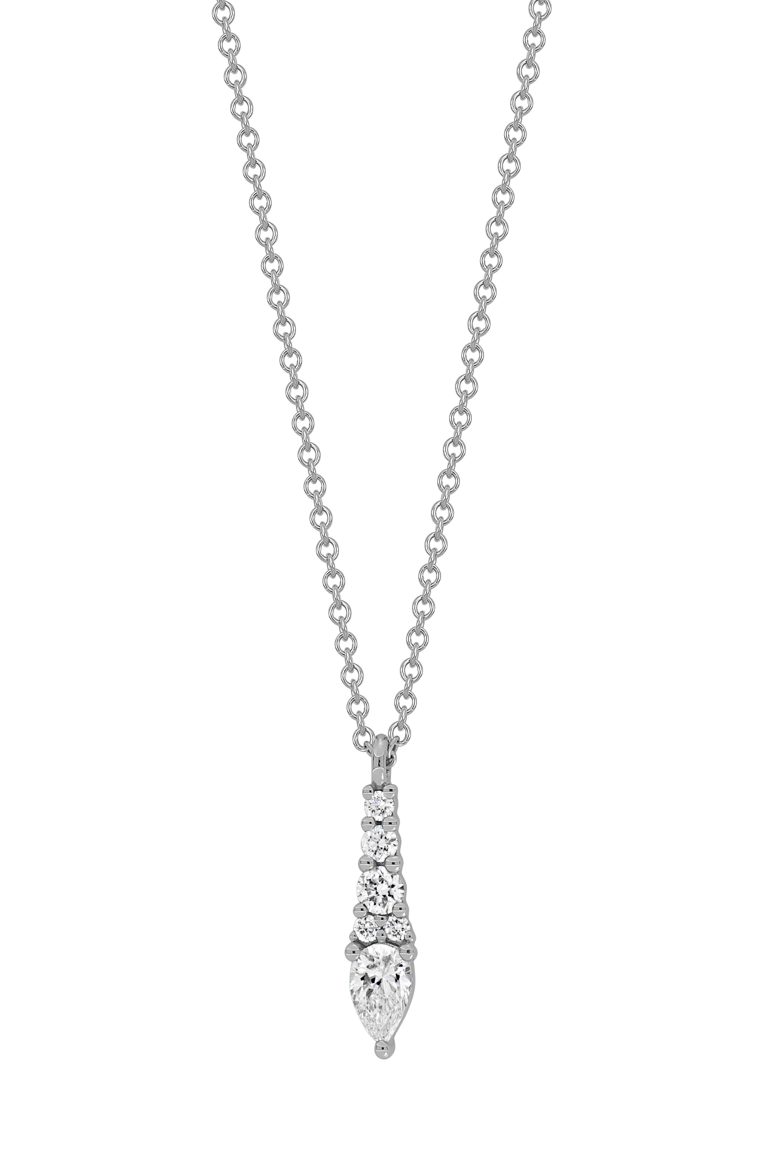 Bony Levy Diamond Drop Pendant Necklace