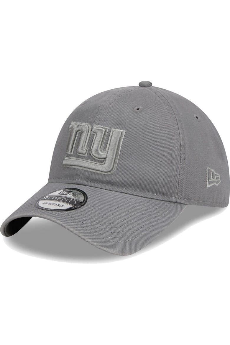 Men's New Era Gray New York Giants Color Pack 9TWENTY Adjustable Hat, Main, color, Gray