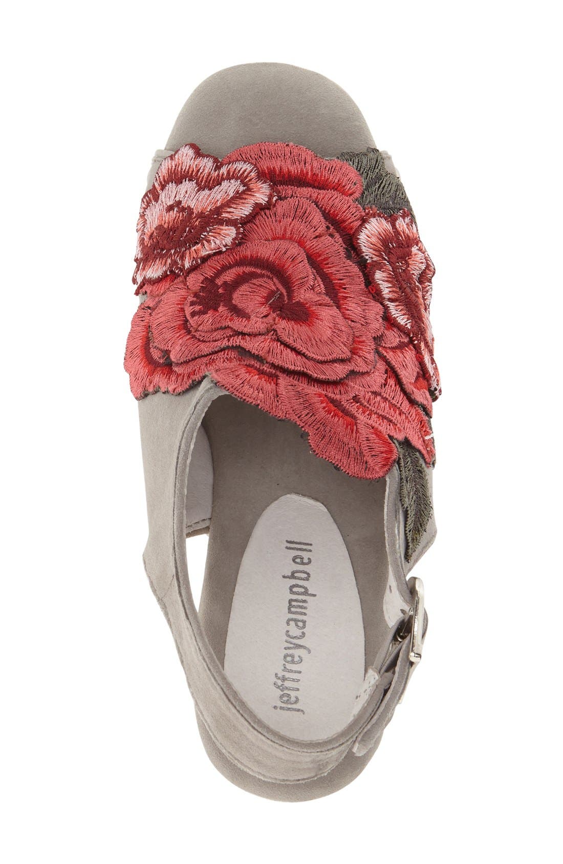 Jeffrey Campbell 'Snick' Platform Wedge Sandal, Alternate, color, 