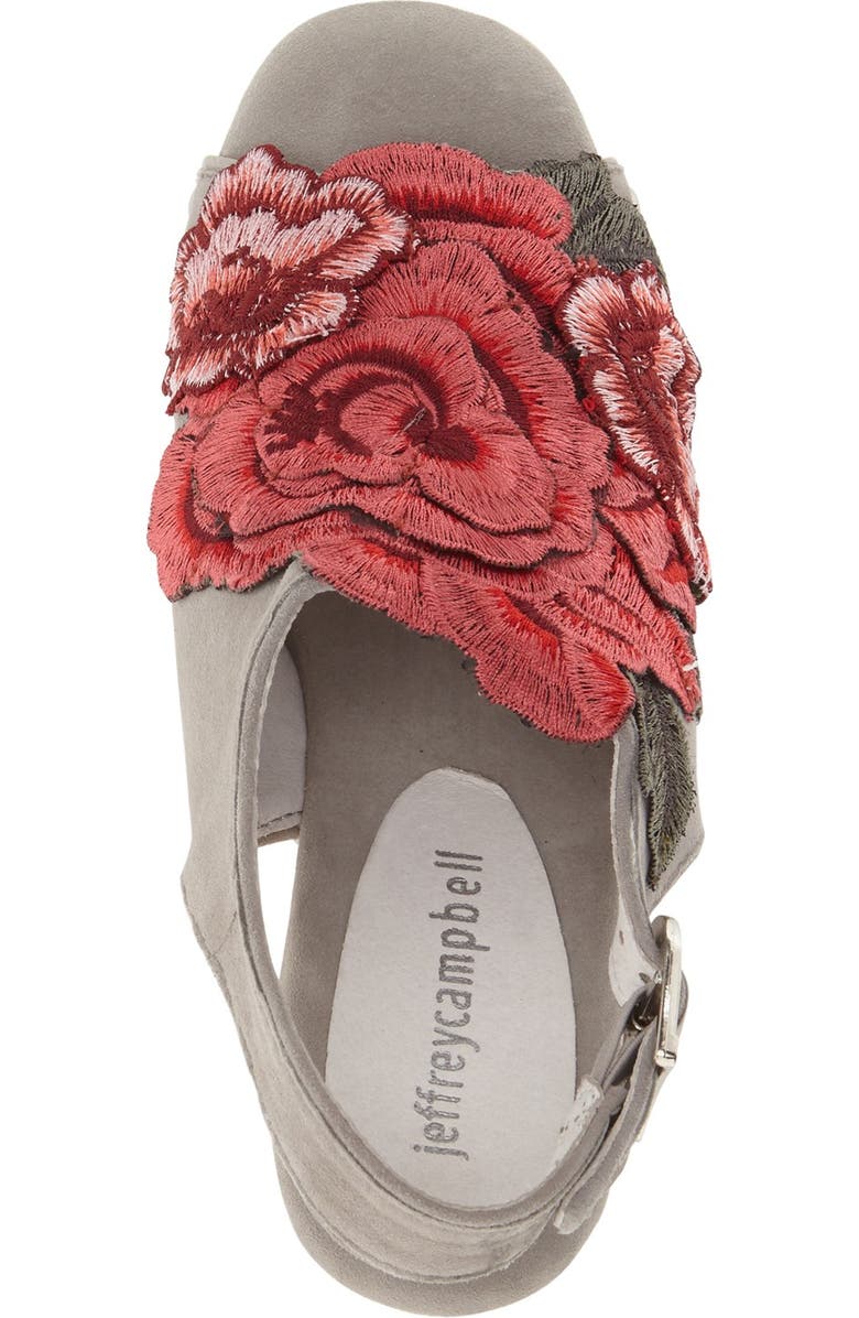 Jeffrey Campbell 'Snick' Platform Wedge Sandal, Alternate, color,