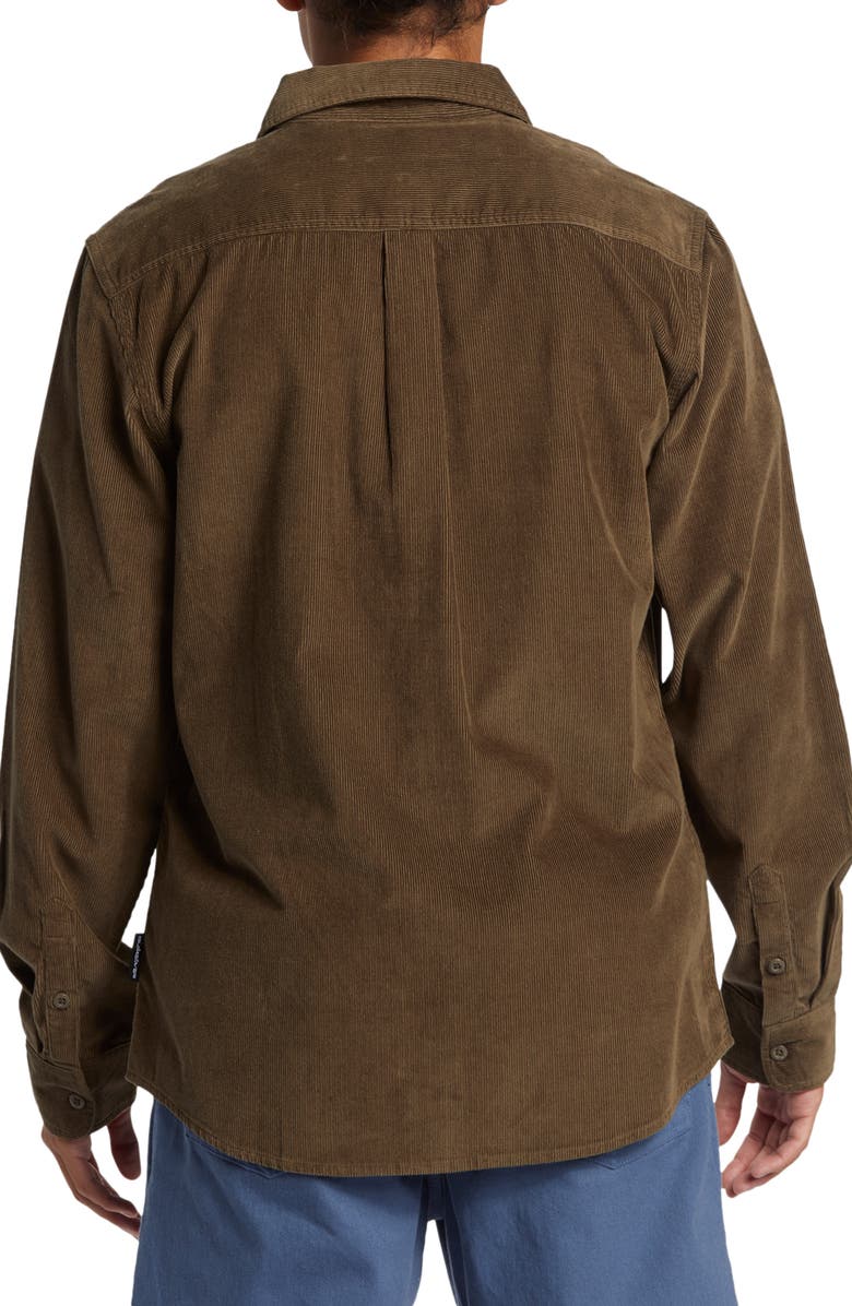 Quiksilver Smoke Trail Corduroy Button-Up Shirt | Nordstrom
