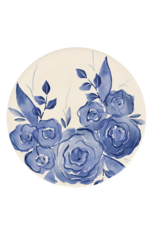 Vietri Viva By  Blue Camellia Salad Plate With $3 Credit In Blue