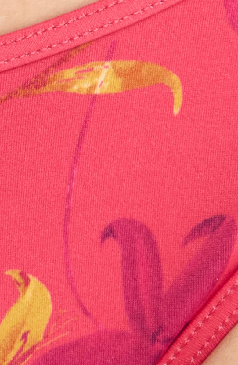 PacSun Bonnie Scoop Bikini Bottoms, Alternate, color, Raspberry Wine Blooms