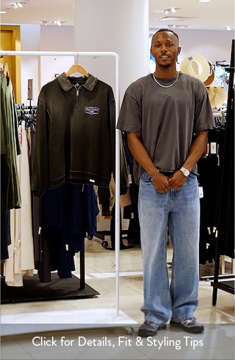 Nothing Faster Quarter Zip Graphic Sweatshirt, sales video thumbnail