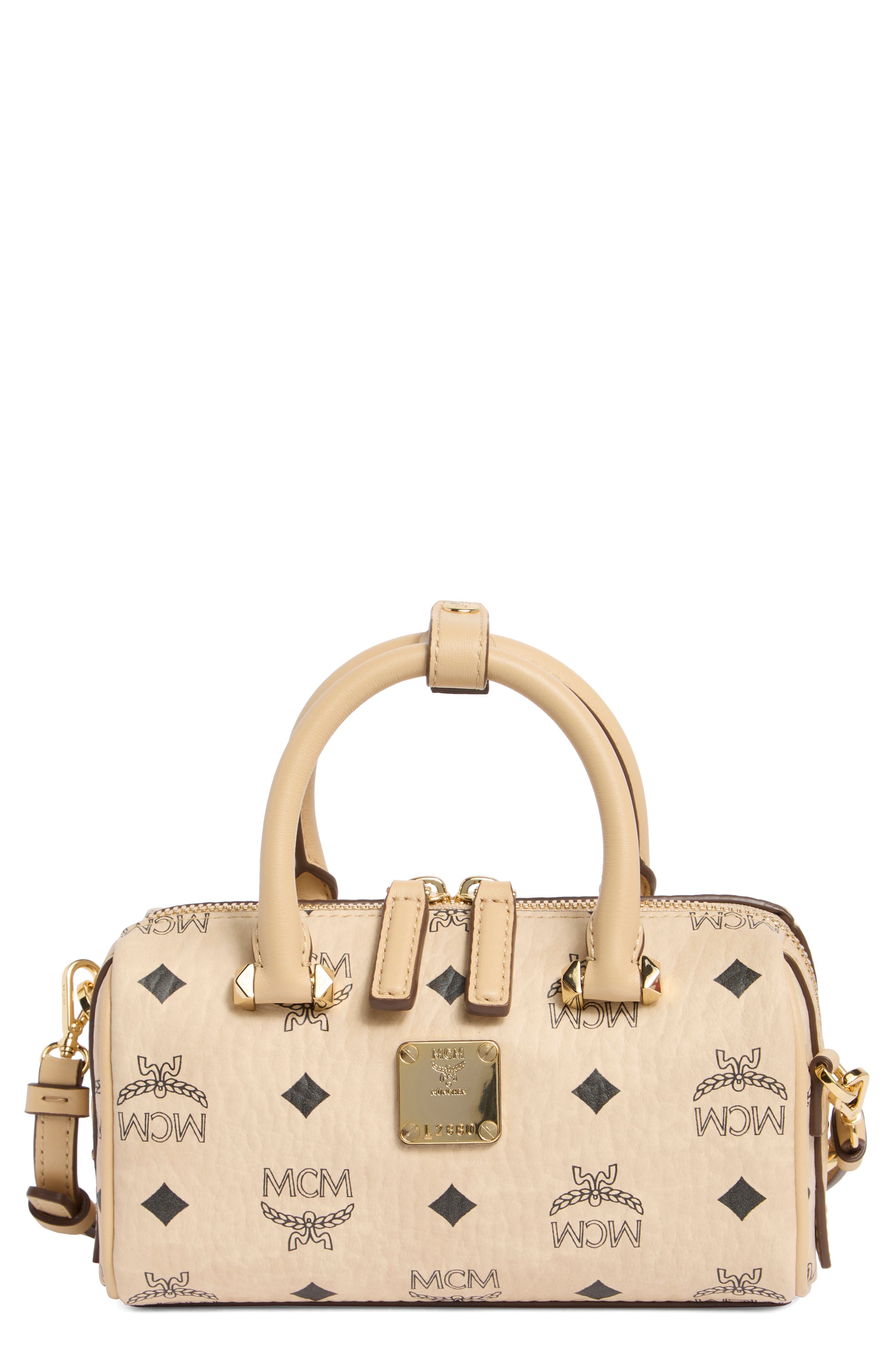 MCM Ella Boston Mini Bag, Main, color, 