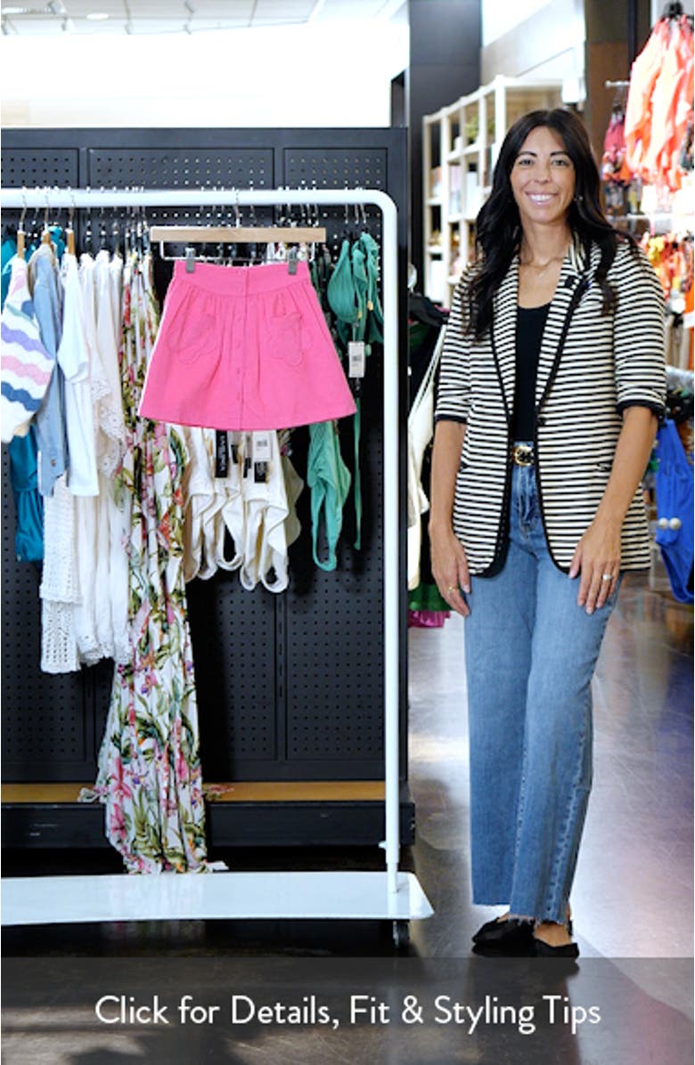 Kids' Corduroy Flower Pocket Skirt, sales video thumbnail