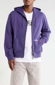 Carhartt Work In Progress Embroidered Logo ZIp Hoodie