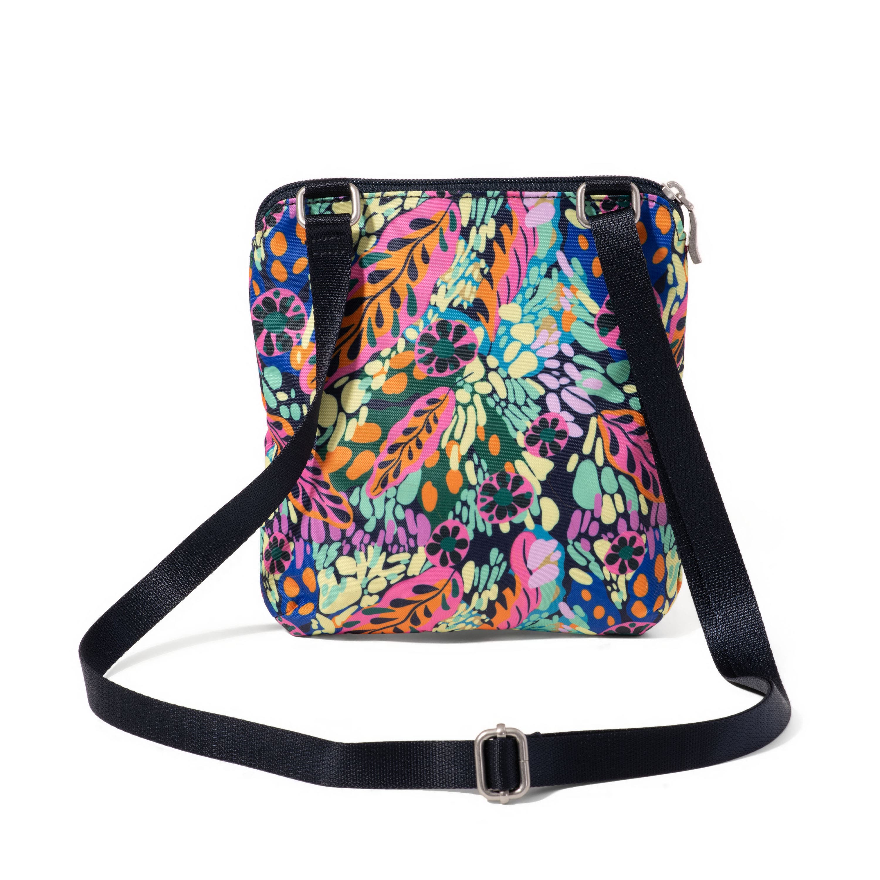 BAGGALLINI Coastal Flip Lock Mini Crossbody, Alternate, color, Paradise Print
