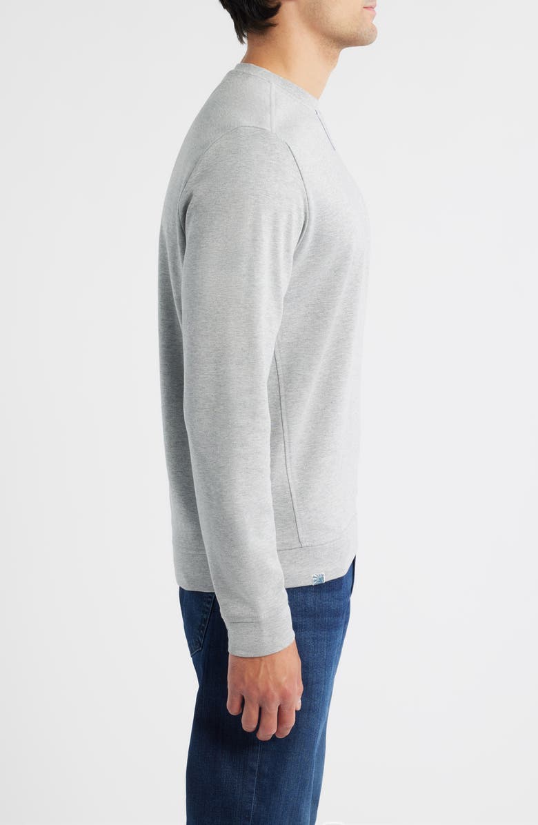 johnnie-O Stones Crewneck Sweatshirt, Alternate, color, Light Gray