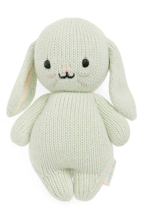 Knit Baby Bunny Stuffed Animal