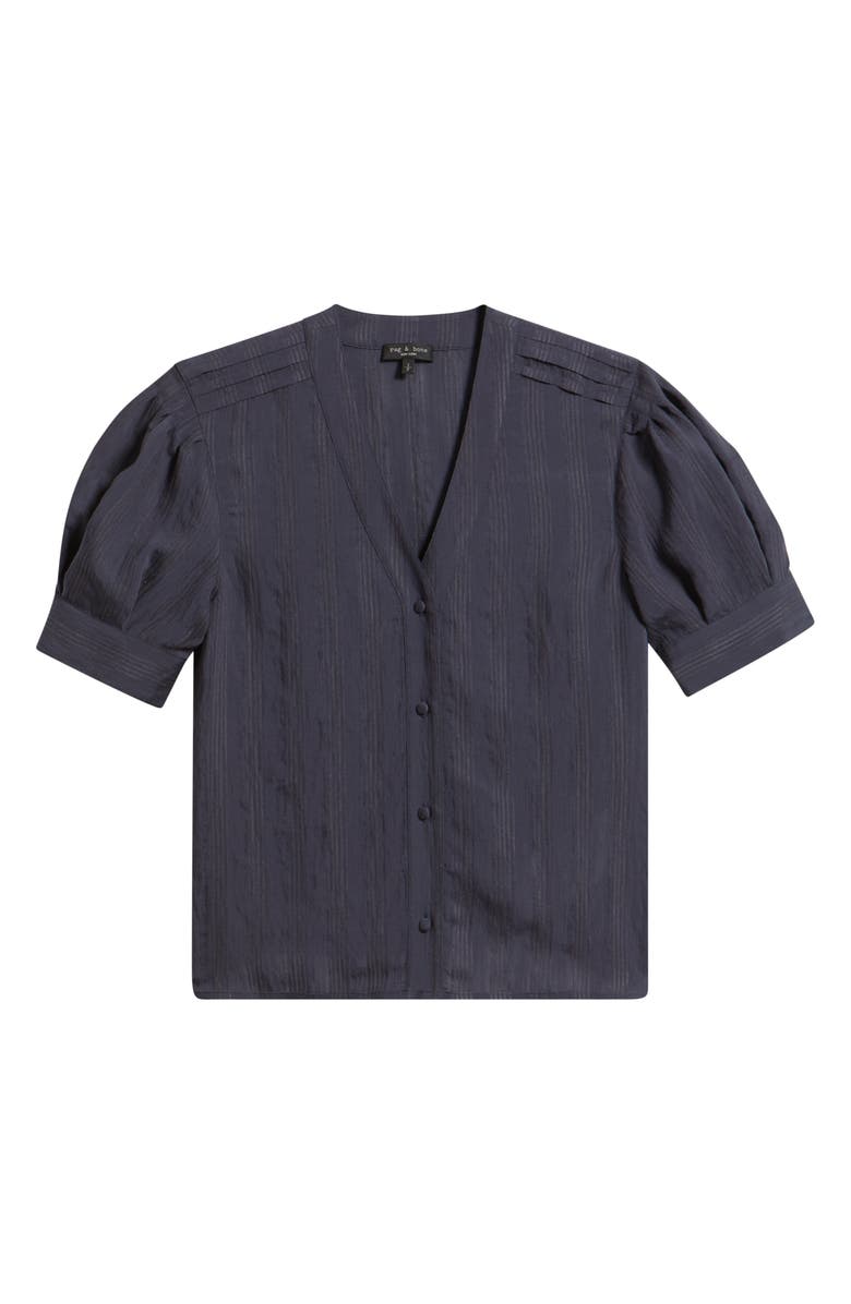 rag & bone Taylor Short Sleeve Woven Shirt, Alternate, color, Sal