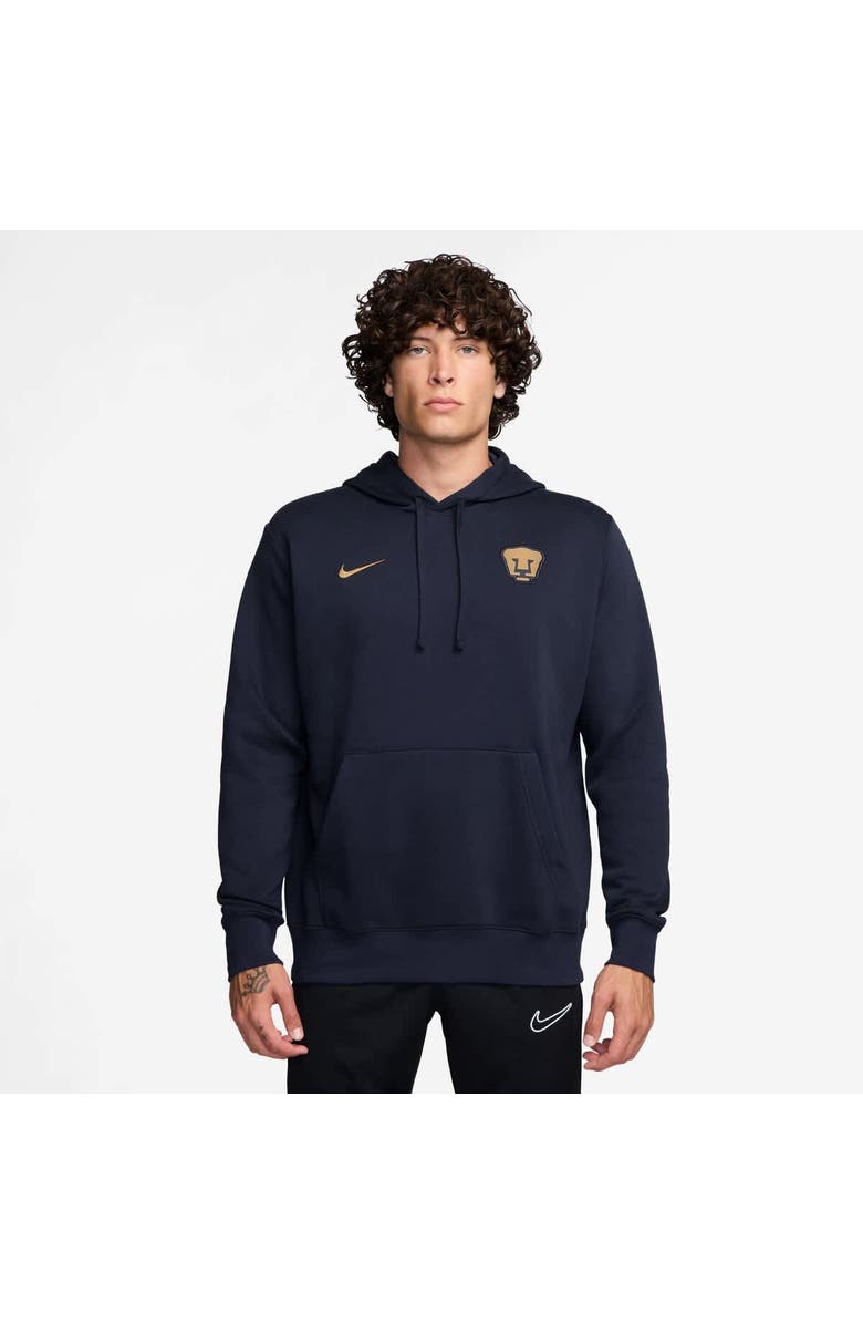 Nike Men's Nike  Navy Pumas Club Fleece Pullover Hoodie, Main, color, 