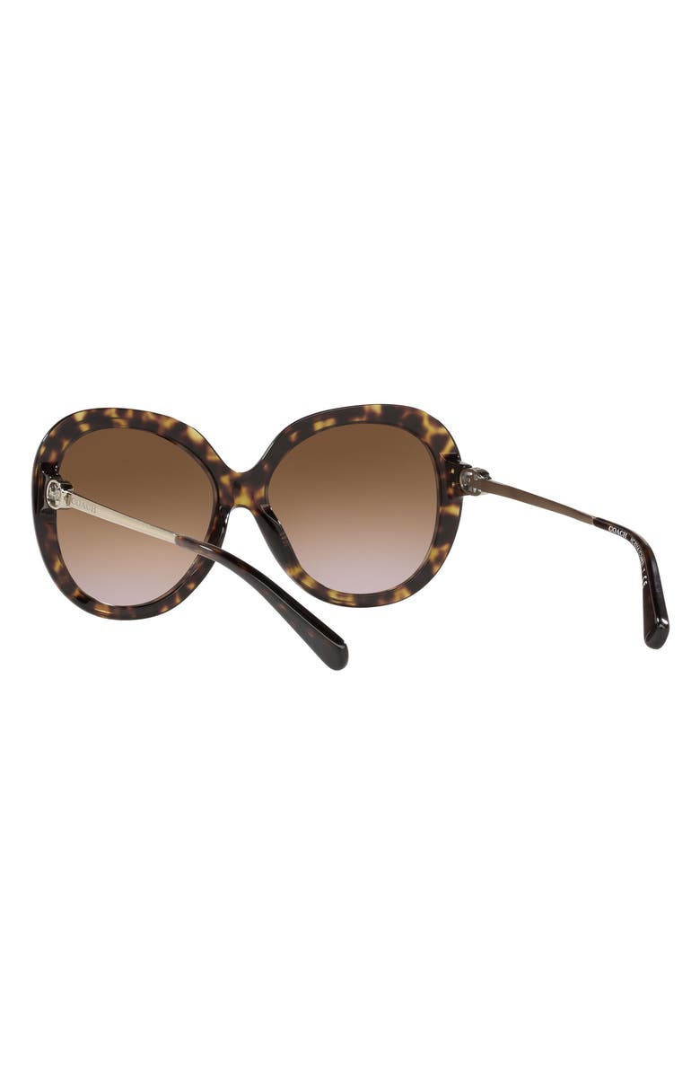 COACH 59mm Round Sunglasses, Alternate, color,
