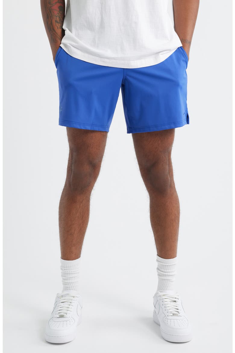 Blake Snell Tempo Lite Shorts, Main, color, RECOVERY BLUE