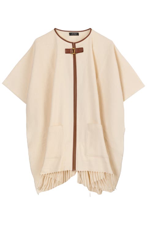 Ruana With Equestrian Buckle