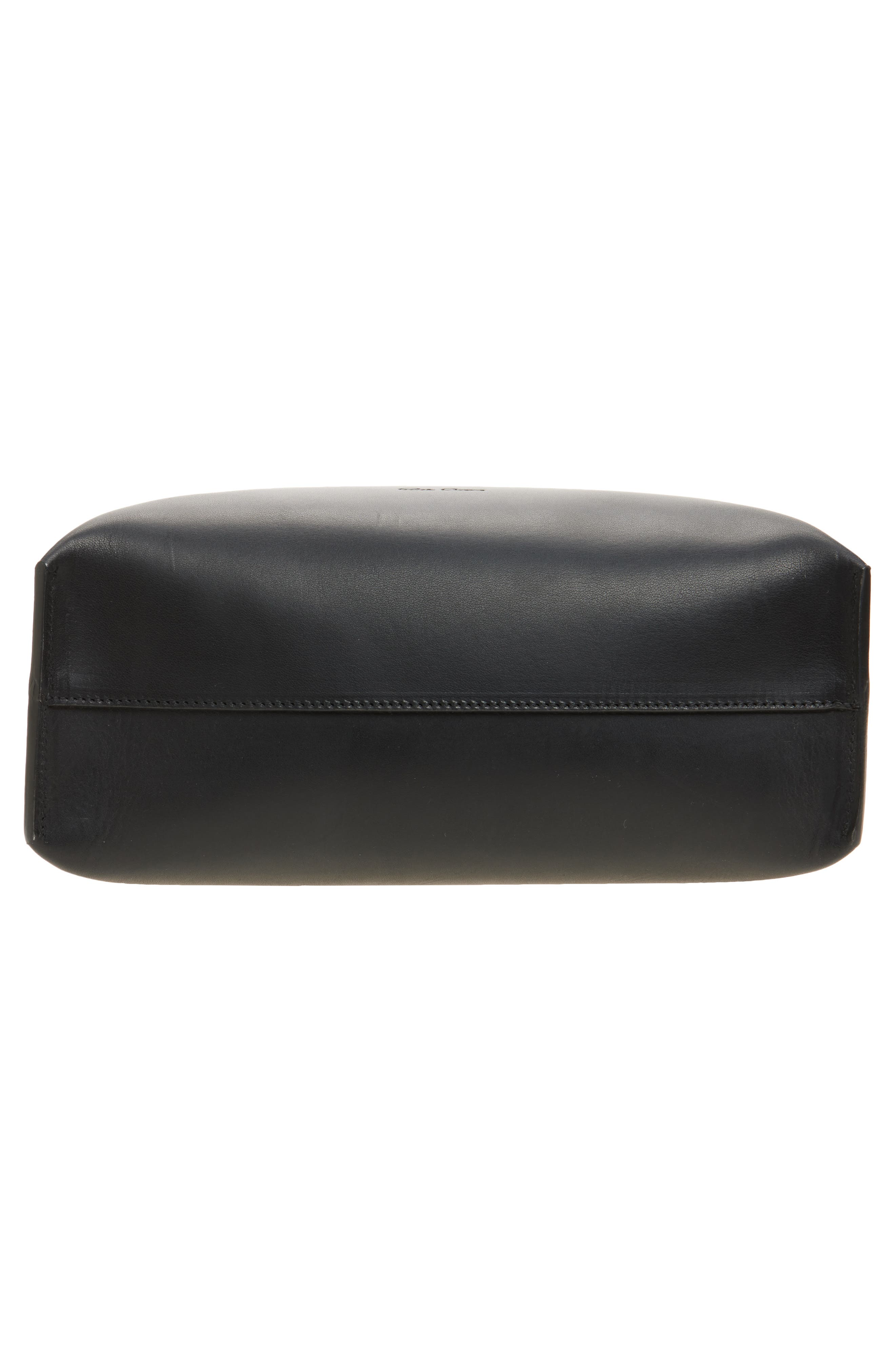 Rick Owens Borsa Medium Leather Shopper, Alternate, color, Black
