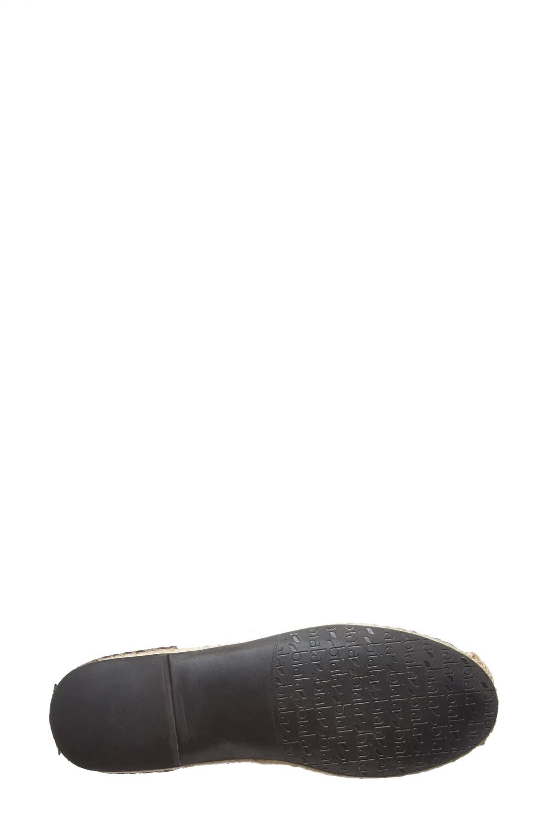 Biala 'Alice' Ankle Strap Leather Espadrille, Alternate, color, 