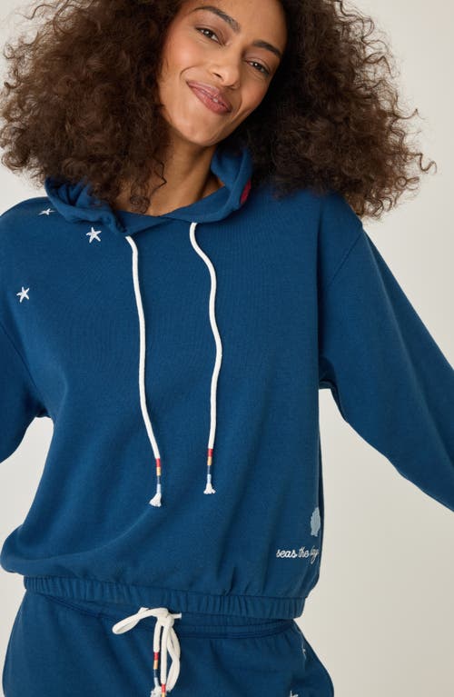 Pj Salvage Ocean Breeze Lounge Set In Navy In Harbor