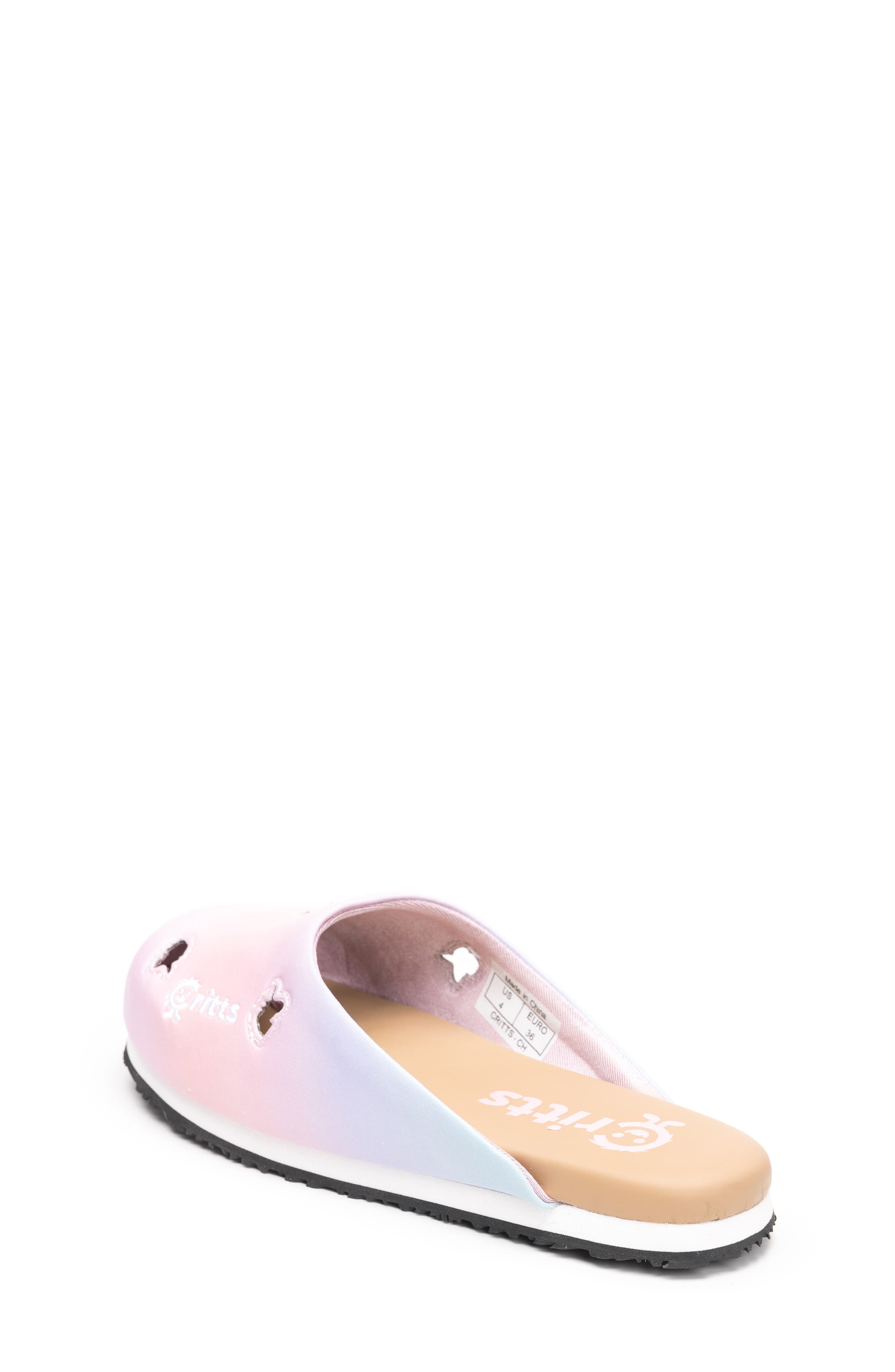 Flip Critts Clog, Alternate, color, RAINBOW UNICORNS