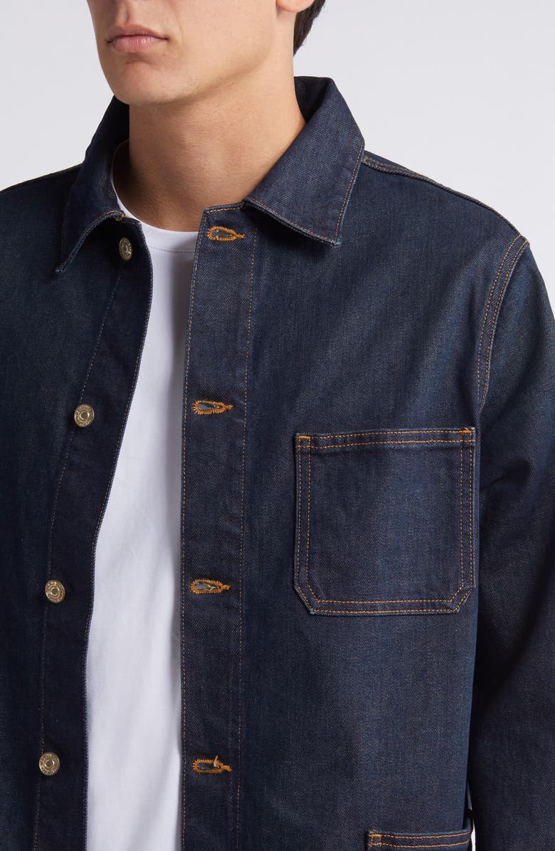7 For All Mankind Japanese Denim Utility Overshirt, Alternate, color,