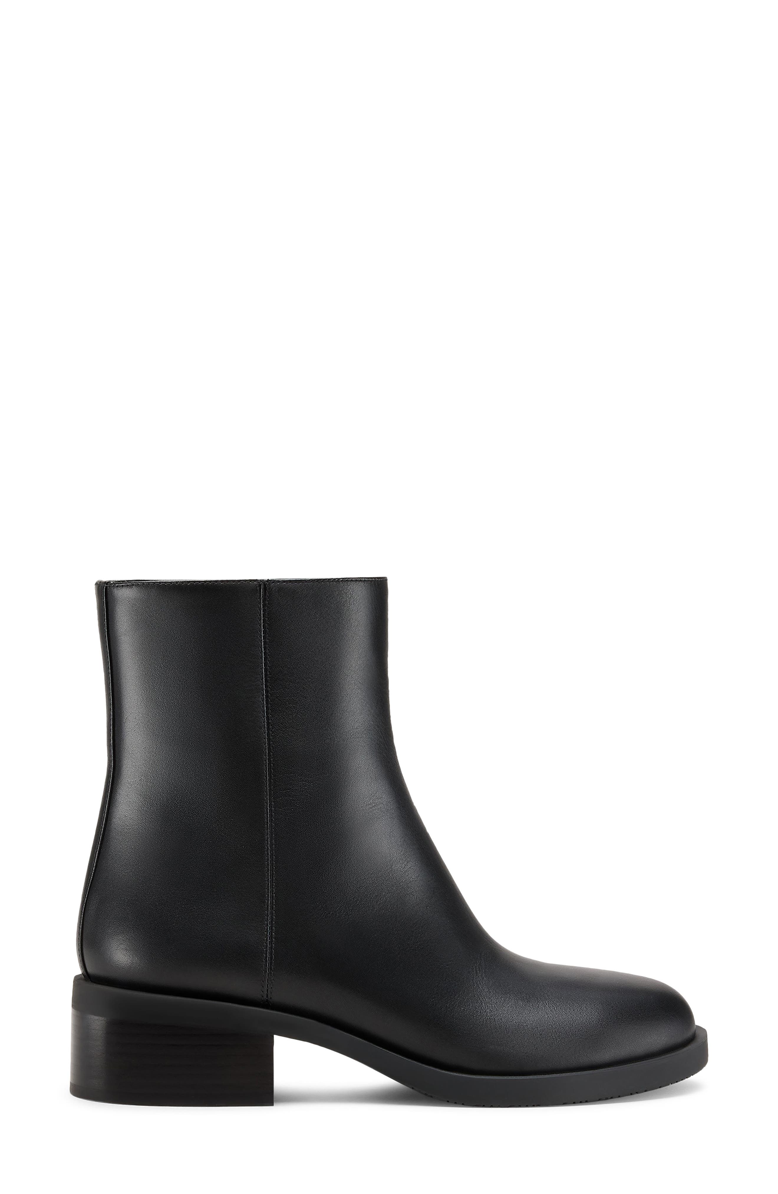 Sully Zip Bootie, Alternate, color, BLACK