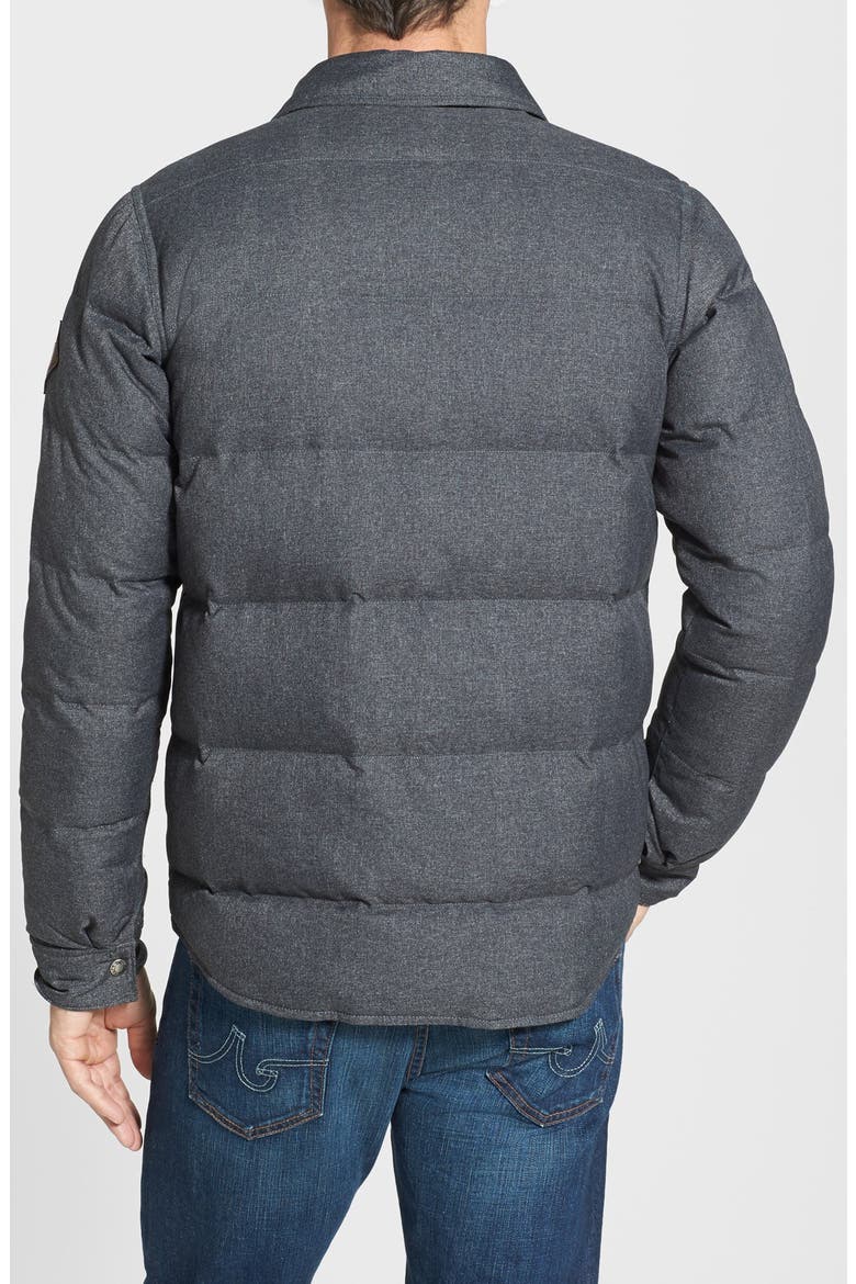 'Cook' 550 Fill Power Down Shirt Jacket, Alternate, color, CHARCOAL GREY