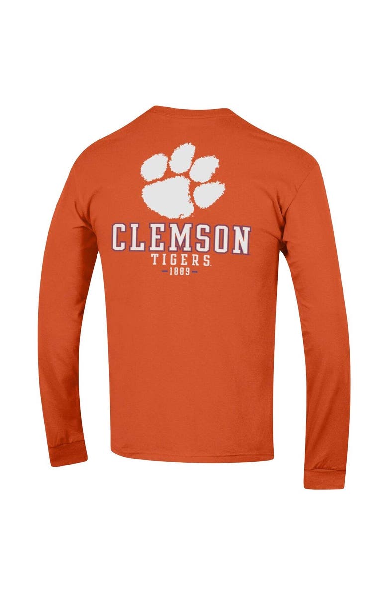 Champion Men's Champion Orange Clemson Tigers Team Stack Long Sleeve T-Shirt, Alternate, color, Orange