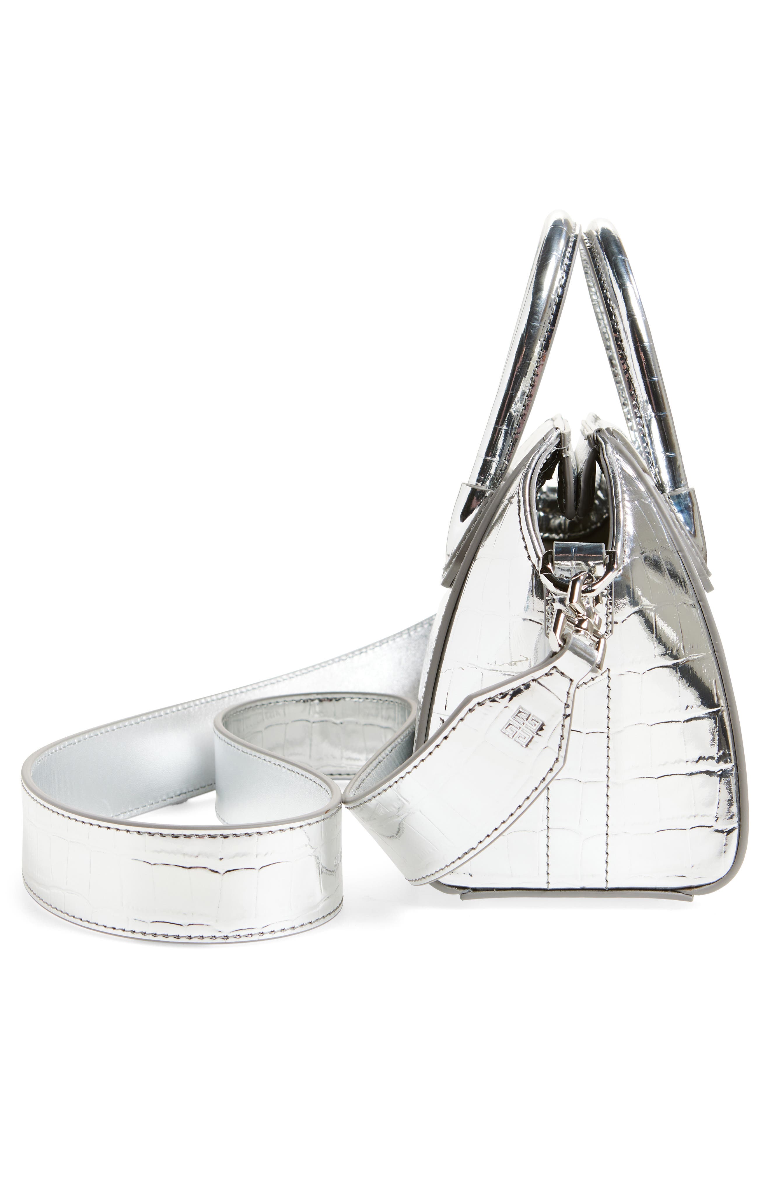 Givenchy Toy Antigona Leather Satchel, Alternate, color, 