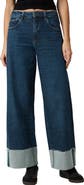 Mavi Jeans Cathy Cuffed Mid Rise Wide Leg Jeans
