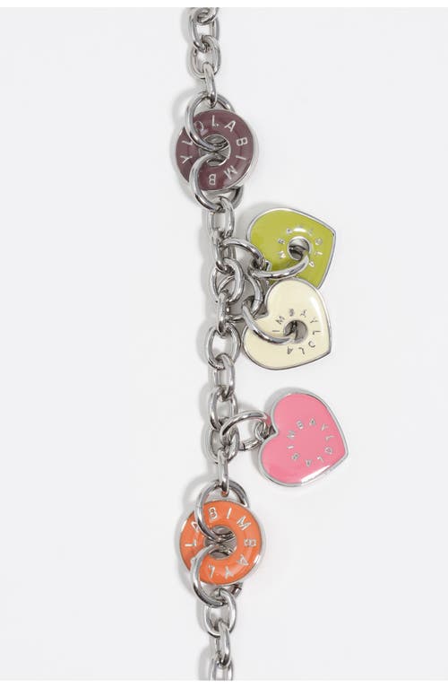Bimba Y Lola Heart Logos Bracelet In Multi