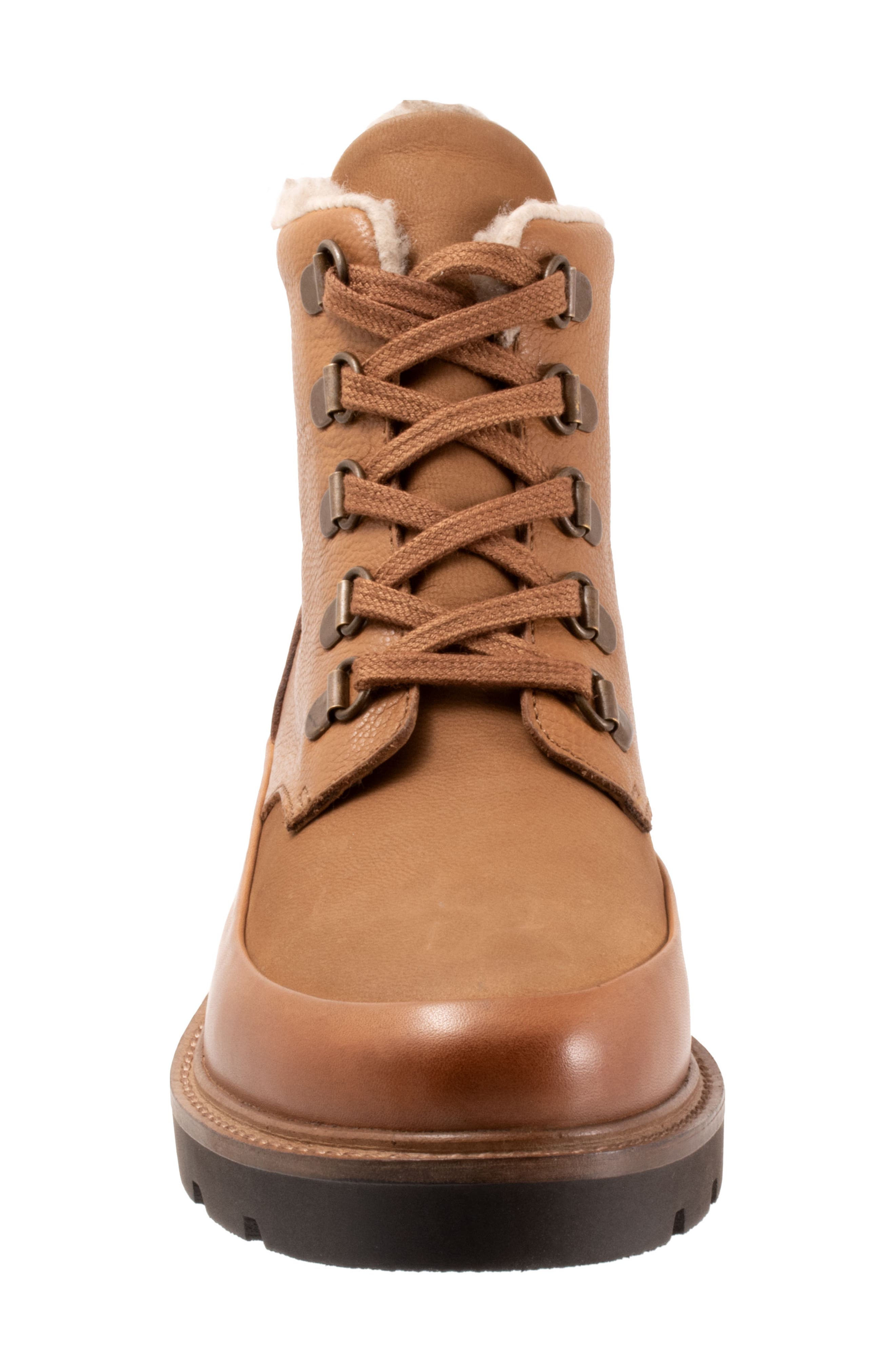 SoftWalk<sup>®</sup> Whitney Faux Shearling Lined Boot, Alternate, color, Luggage