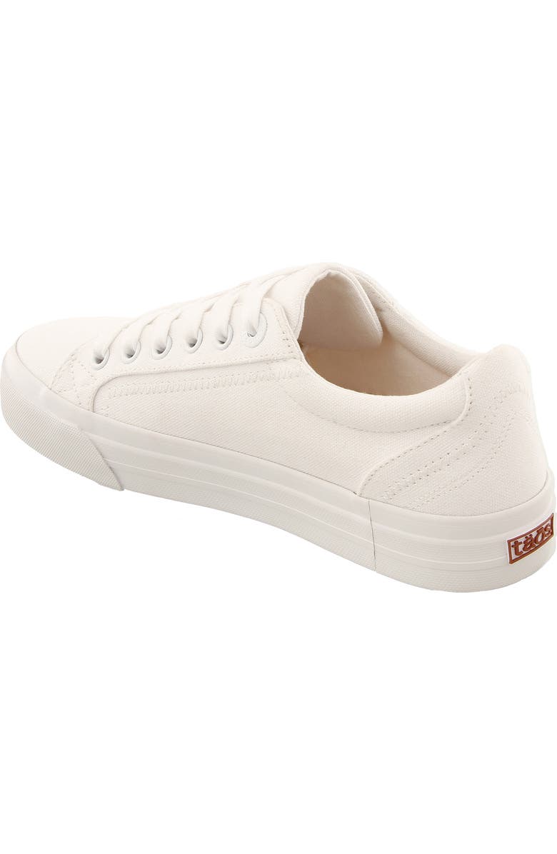 Taos Plim Soul Sneaker, Alternate, color, White Canvas