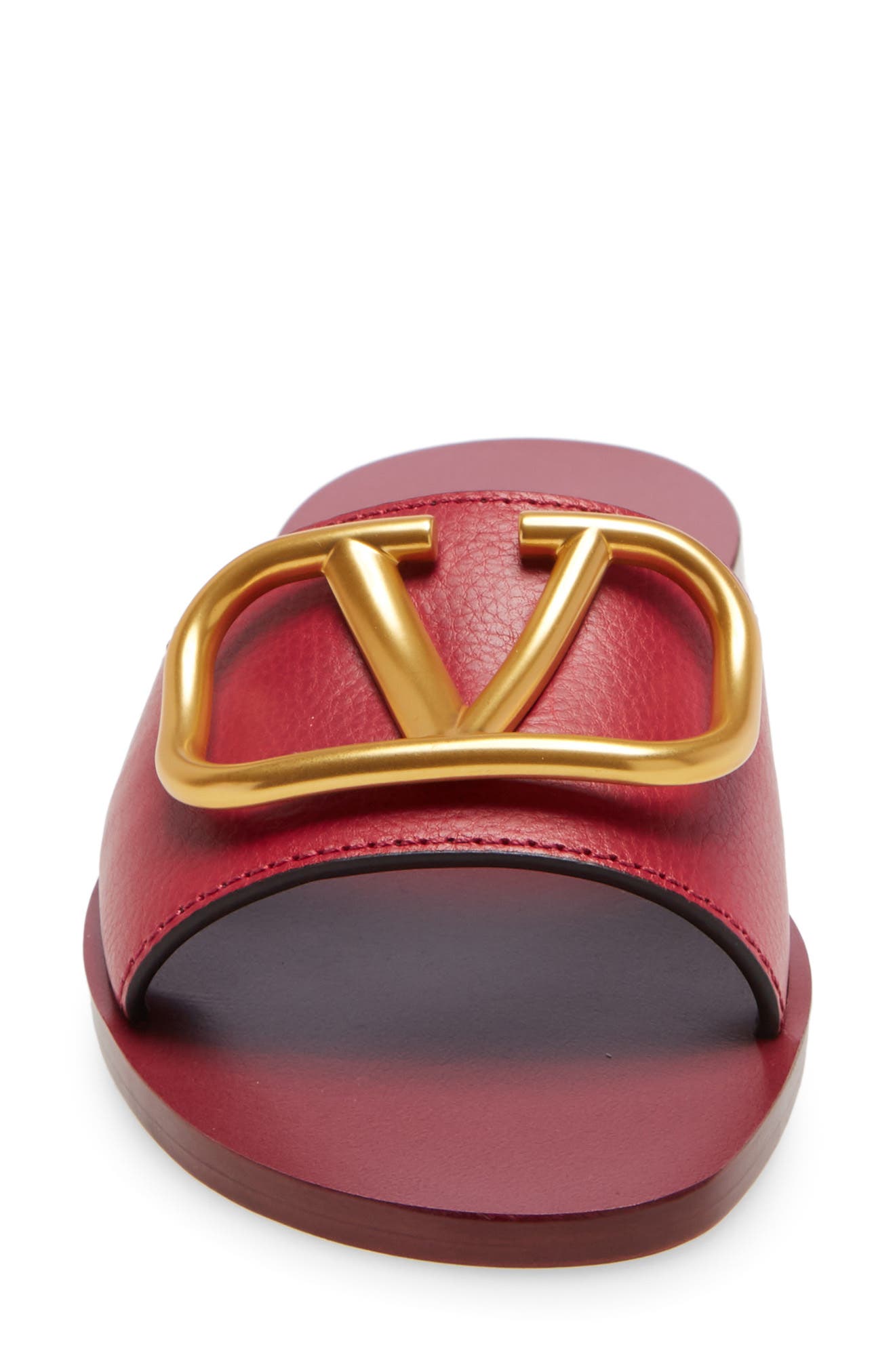 Valentino Garavani VLOGO Slide Sandal, Alternate, color, 