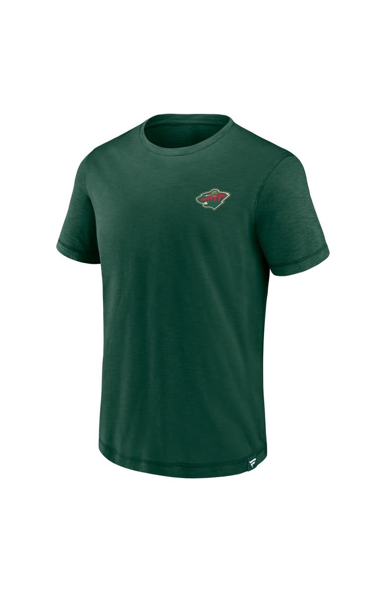 FANATICS Men's Fanatics Branded Green Minnesota Wild High Stick T-Shirt, Alternate, color, 
